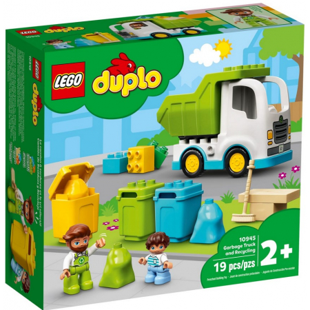 Lego Duplo 10945 Śmieciarka i recykling klocki 2+
